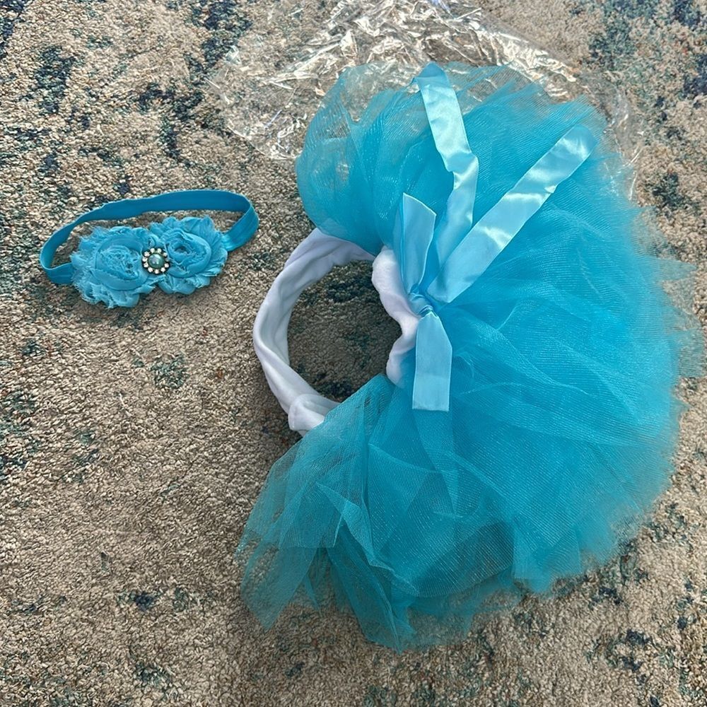 NEW Newborn tutu and headband set for newborn Photography